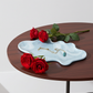 Green Marble Tray, Handcrafted: Two Styles Available | Vanity Tray | Wave Statement Tray | Artisan Made | Stone Decor | Handmade Luxury