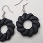 Kiko 'Hope' Artisan Earrings – Midnight Noir Statement