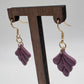 Thalia 'Blossom' Artisan Earrings – Radiant Orchid & Petal
