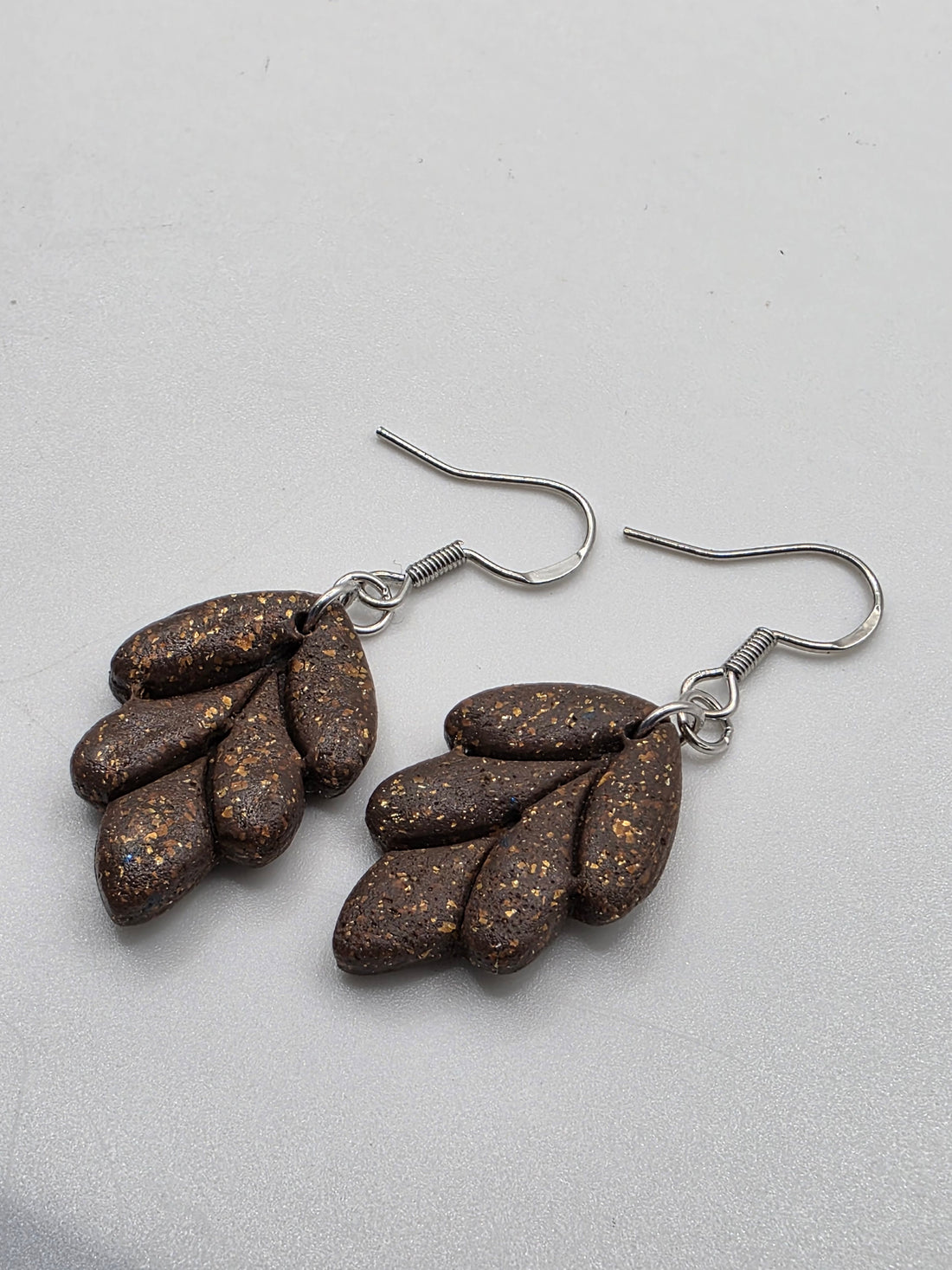 Ekata 'Harmony' Artisan Earrings – Earthy Bronze Glow