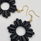 Kiko 'Hope' Artisan Earrings – Midnight Noir Statement