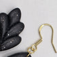 Kiko 'Hope' Artisan Earrings – Midnight Noir Statement
