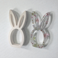 "Meadow & Stone" Bunny Silhouettes - Hand-Cast Botanical Home Accents - Festive Easter Decor
