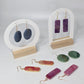 The Serenity Collection | Marbled Polymer Clay Earrings | Dangle & Drop | 5 Colorways & 3 Shapes