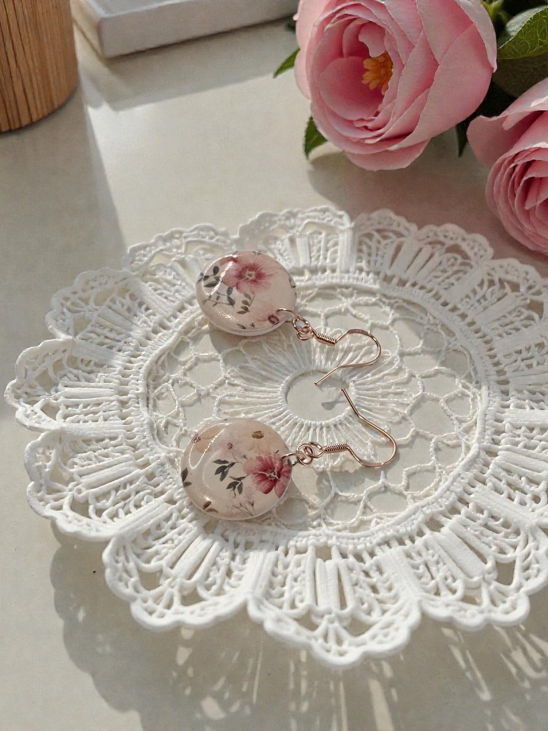 Faith Collection | Handmade Botanical Polymer Clay Earrings | Breathe & Bloom Design