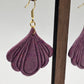 Thalia 'Blossom' Artisan Earrings – Radiant Orchid & Petal