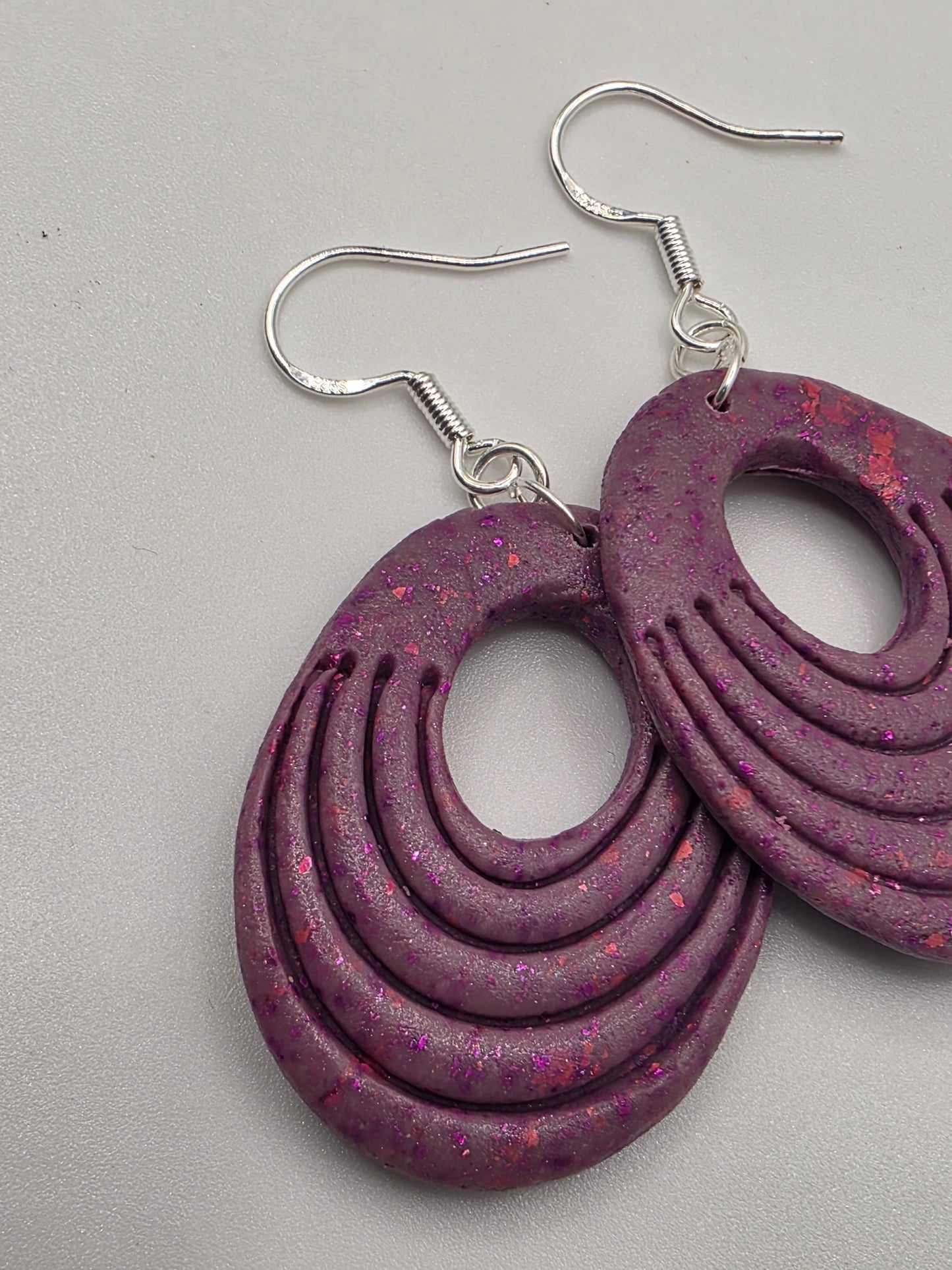 Thalia 'Blossom' Artisan Earrings – Radiant Orchid & Petal
