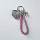 Custom Keychain Heart with Beautiful Colour Marbling | Gift for any Occassion | Handmade Personalised Stationery | Small Tasmanian Business
