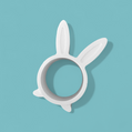 Handmade Minimalist Bunny Napkin Rings - Table Decor - Easter Festive Decor
