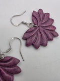 Thalia 'Blossom' Artisan Earrings – Radiant Orchid & Petal