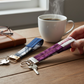 Handmade Fabric Wristlet Keychain – Velvet & Patterned Key Fob with Premium Hardware