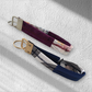 Handmade Fabric Wristlet Keychain – Velvet & Patterned Key Fob with Premium Hardware