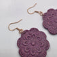 Thalia 'Blossom' Artisan Earrings – Radiant Orchid & Petal