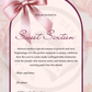 Sweet Sixteen Digital Invitation Template – Pink Ribbon & Petals Edition
