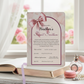 Sweet Sixteen Digital Invitation Template – Pink Ribbon & Petals Edition