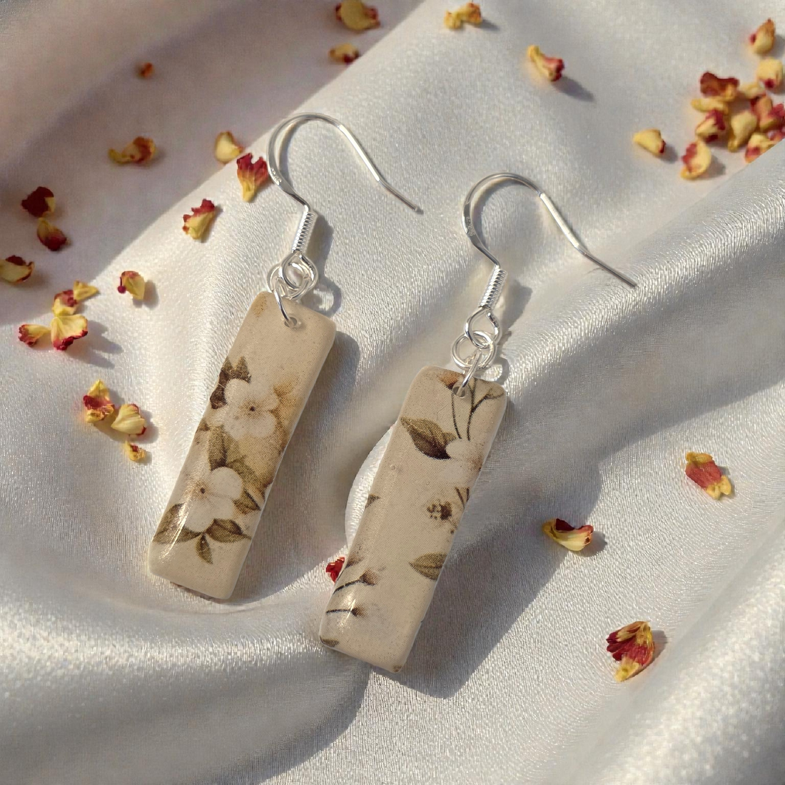 Verity Collection | Handmade Botanical Polymer Clay Earrings | Breathe & Bloom Design