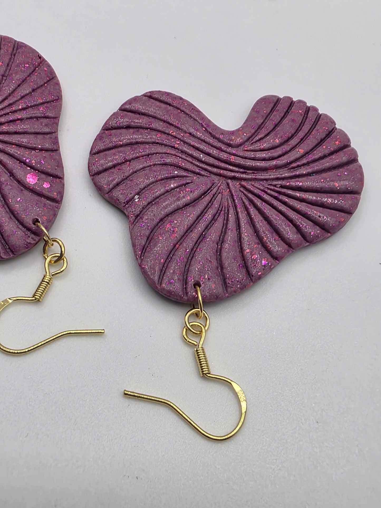 Thalia 'Blossom' Artisan Earrings – Radiant Orchid & Petal