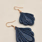 Evie 'Breathe' Artisan Earrings – Serene Ocean Blue