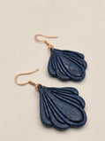 Evie 'Breathe' Artisan Earrings – Serene Ocean Blue