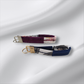 Handmade Fabric Wristlet Keychain – Velvet & Patterned Key Fob with Premium Hardware